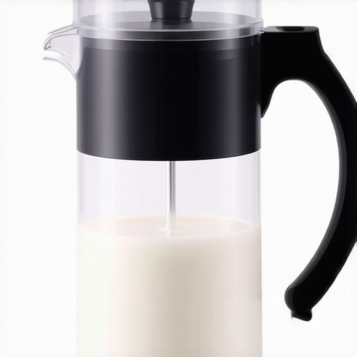 A high-quality milk steamer wand creating velvety microfoam in a stainless steel pitcher.
